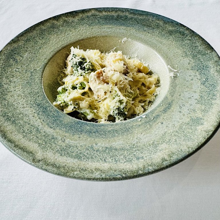  Д Паста с лососем и брокколи